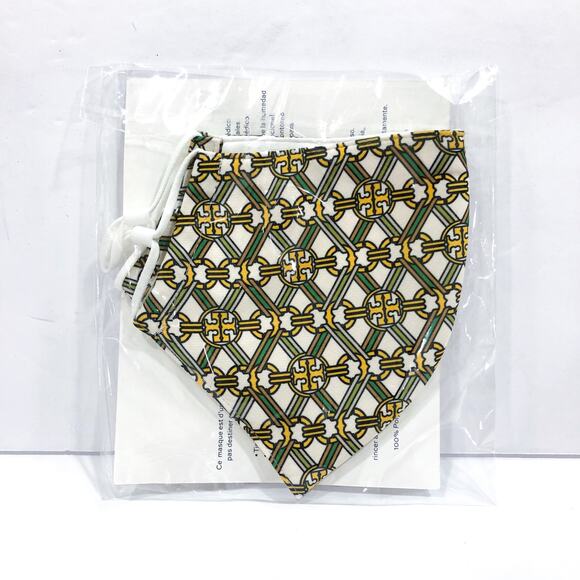 Tory Burch Piper Print Face Mask - Picture 2 of 6